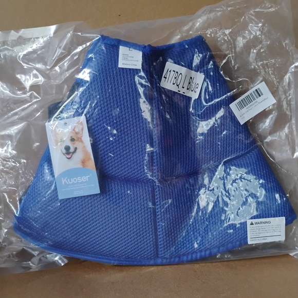 Kuoser Soft Dog Cone Collar After Surgery Adjustable Dog Recovery Size Large - Picture 2 of 14